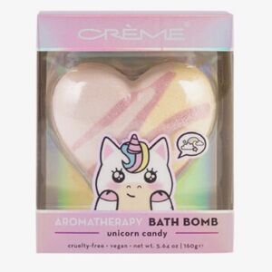 The Crème Shop Aromatherapy Bath Bomb - 5.64oz/160g - Unicorn Candy NEW
